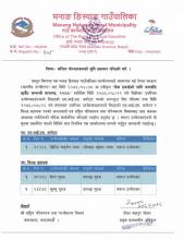 अन्तिम योग्यताक्रमको सूचि प्रकाशन गरिएको बारे ।